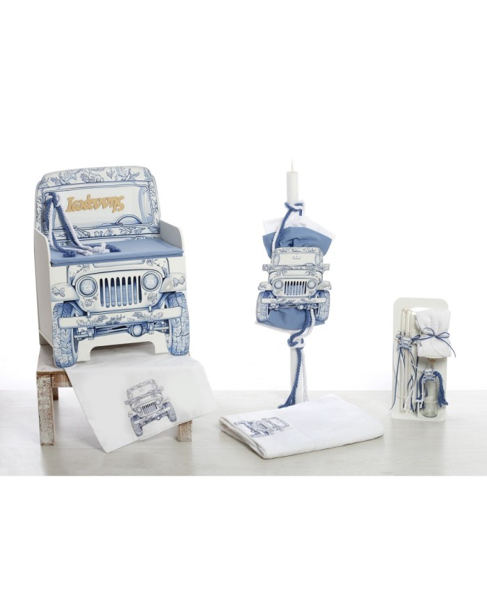 Σετ Βάπτισης Παγκάκι "Signature Blue Adventure" 2620