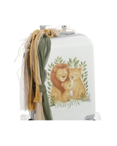 Σετ Βάπτισης Βαλίτσα "Lion Family Love" με Φωτιστικό LED 2614