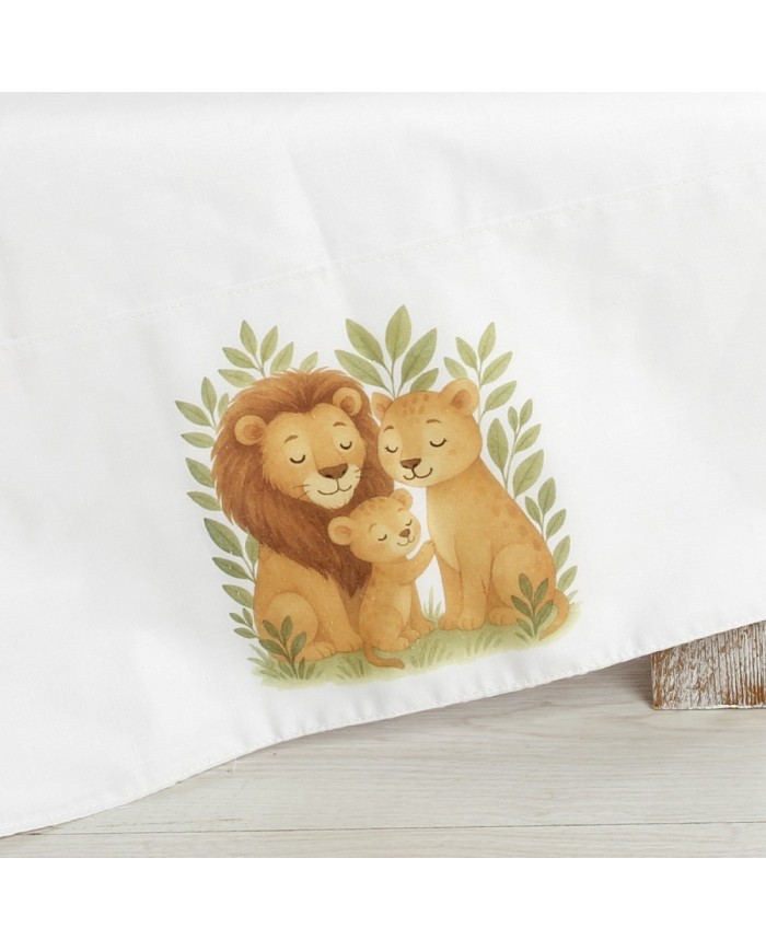 Σετ Βάπτισης Βαλίτσα "Lion Family Love" με Φωτιστικό LED 2614