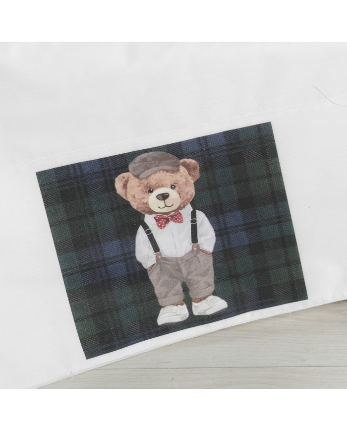 Σετ Βάπτισης Κουτί "Royal Plaid Collection" με Αρκουδάκι 2622