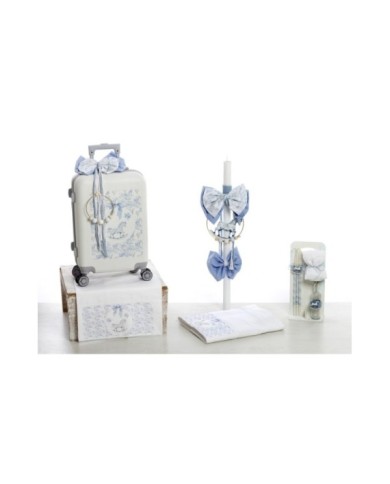 Σετ Βάπτισης Βαλίτσα "Vintage Toile Horse" 2682
