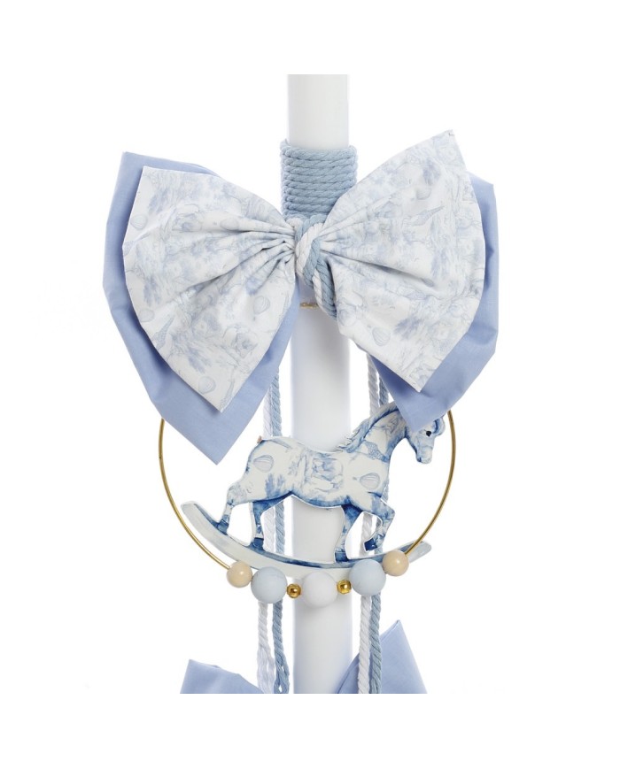 Σετ Βάπτισης Βαλίτσα "Vintage Toile Horse" 2682