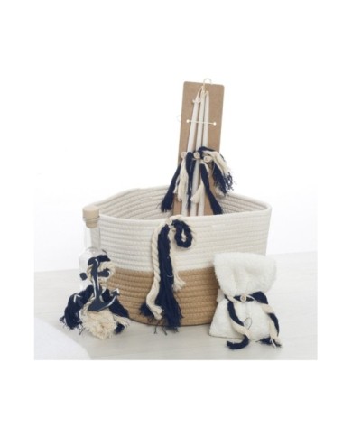 Σετ Βάπτισης Καλάθι "Nautical Elegance" με Αρκουδάκι 2637