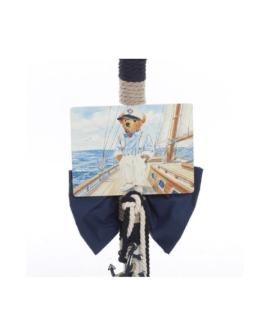 Σετ Βάπτισης Καλάθι "Nautical Elegance" με Αρκουδάκι 2637