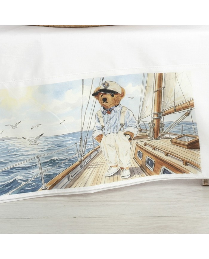 Σετ Βάπτισης Καλάθι "Nautical Elegance" με Αρκουδάκι 2637