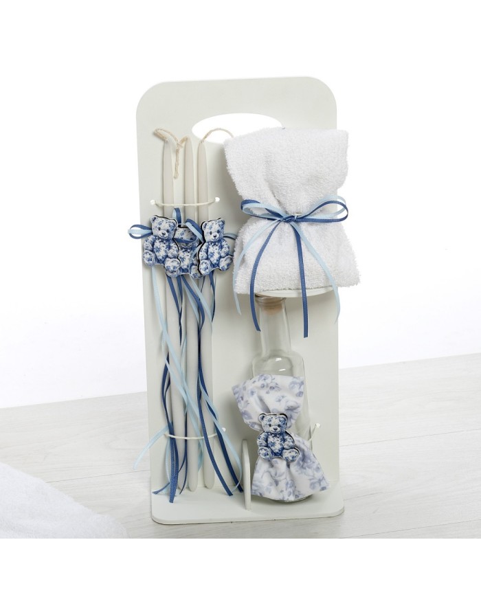 Σετ Βάπτισης Κουτί "Vintage Blue Bear Collection" 2627