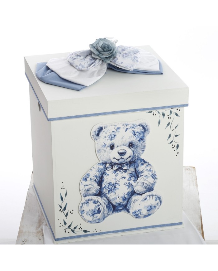 Σετ Βάπτισης Κουτί "Vintage Blue Bear Collection" 2627