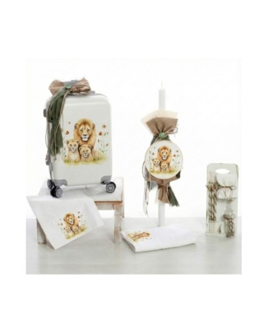 Σετ Βάπτισης Τρόλεϊ "Lion Family" 26206