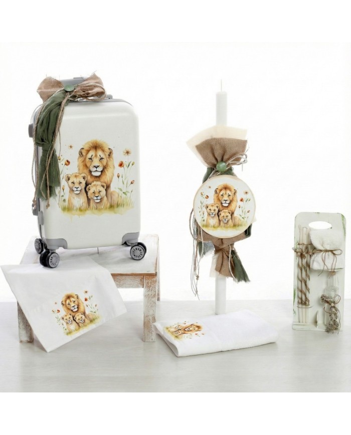 Σετ Βάπτισης Τρόλεϊ "Lion Family" 26206
