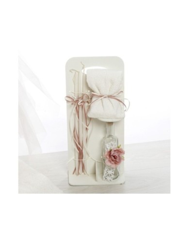 Σετ Βάπτισης Μπουντουάρ "Signature Rose" με Μονόγραμμα 2608