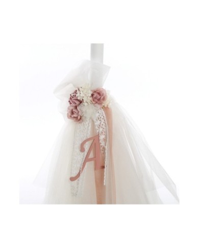 Σετ Βάπτισης Μπουντουάρ "Signature Rose" με Μονόγραμμα 2608