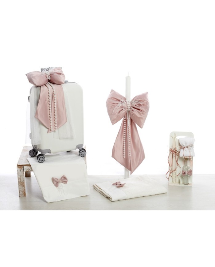 Σετ Βάπτισης Βαλίτσα "Satin & Pearl Elegance" 2644