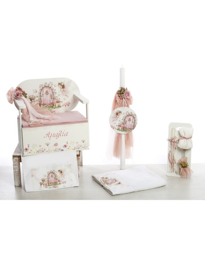 Σετ Βάπτισης Παγκάκι "Woodland Fairy Magic" 2618
