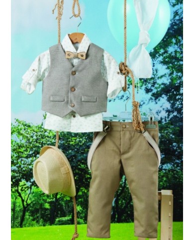 Βαπτιστικό ρούχο σετ για αγόρι BRA01