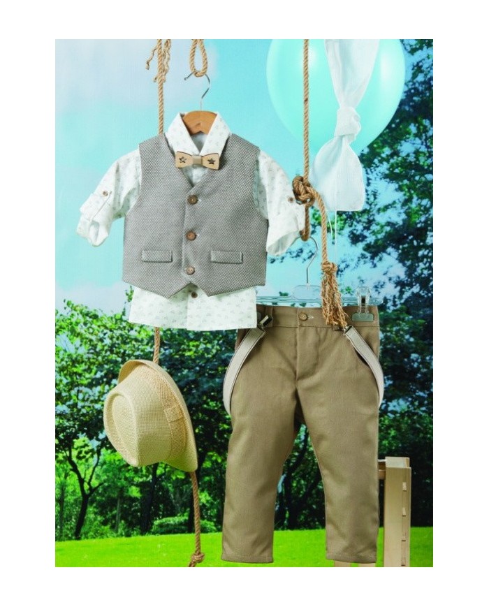 Βαπτιστικό ρούχο σετ για αγόρι BRA01