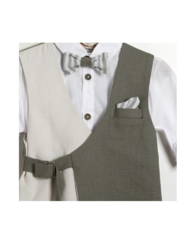 Βαπτιστικό Κουστούμι "Olive Two-Tone Wrap" Κ-2619