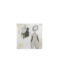 Βαπτιστικό Κουστούμι "Olive Two-Tone Wrap" Κ-2619