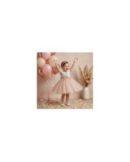 Βαπτιστικό Φόρεμα "Glitter Peach Fairy" 2610