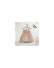 Βαπτιστικό Φόρεμα "Glitter Peach Fairy" 2610