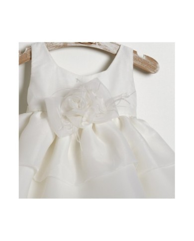 Βαπτιστικό Φόρεμα "Pure Mousseline Ruffles"