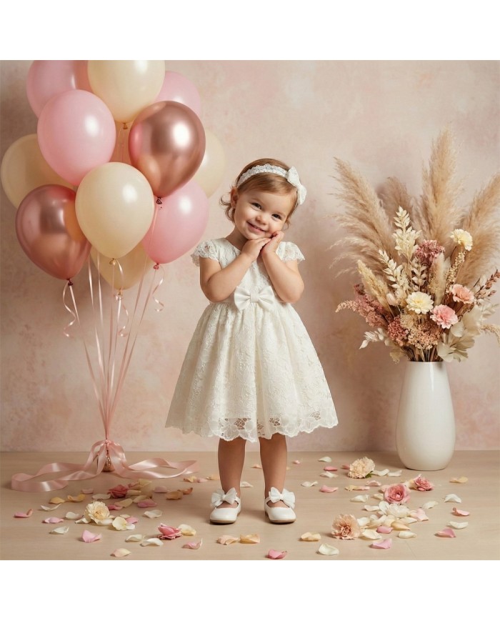 Βαπτιστικό Φόρεμα "Pure Cotton Elegance"