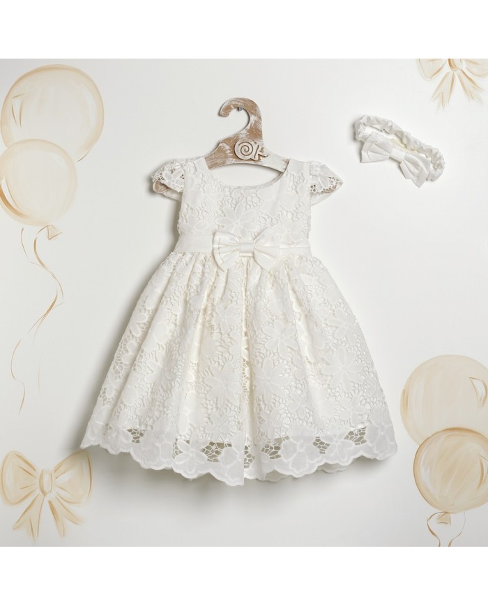 Βαπτιστικό Φόρεμα "Pure Cotton Elegance"