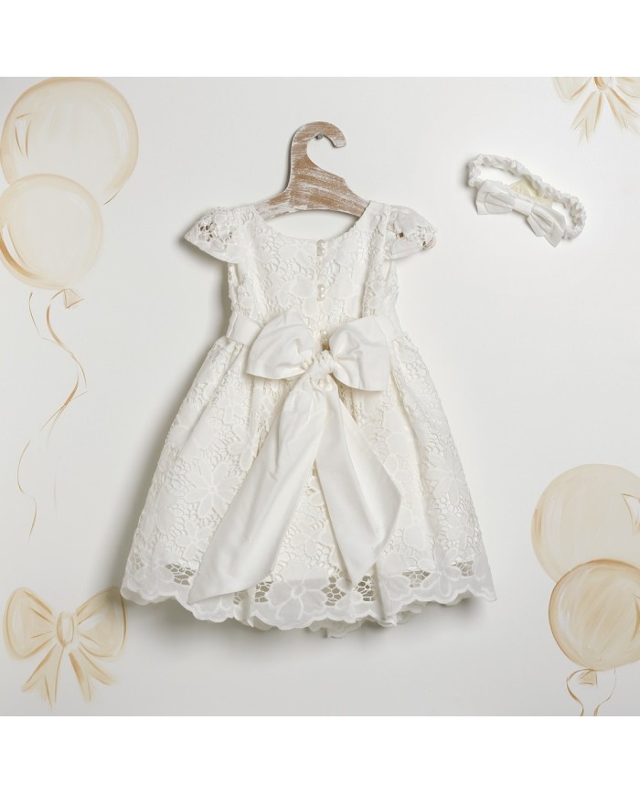 Βαπτιστικό Φόρεμα "Pure Cotton Elegance"