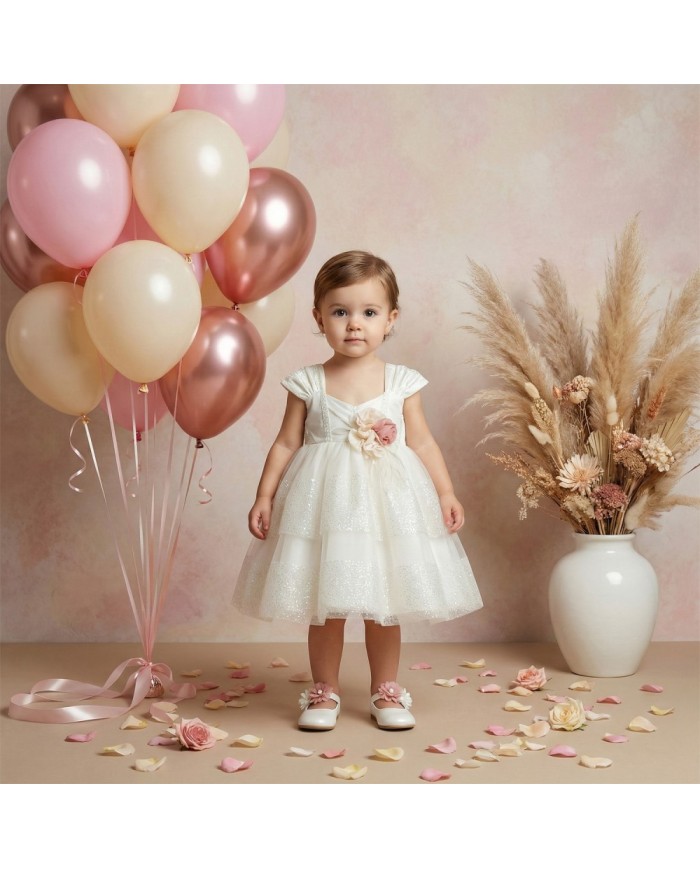 Βαπτιστικό Φόρεμα "Sparkling Stripes" 2628