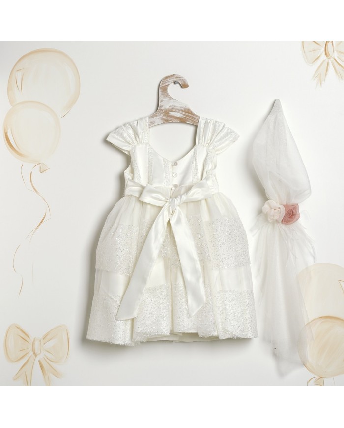 Βαπτιστικό Φόρεμα "Sparkling Stripes" 2628