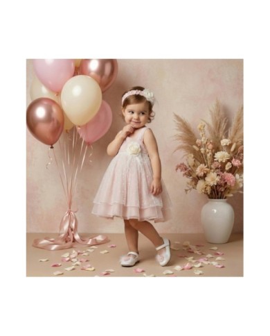 Βαπτιστικό Φόρεμα "Fairy Rose" 2627