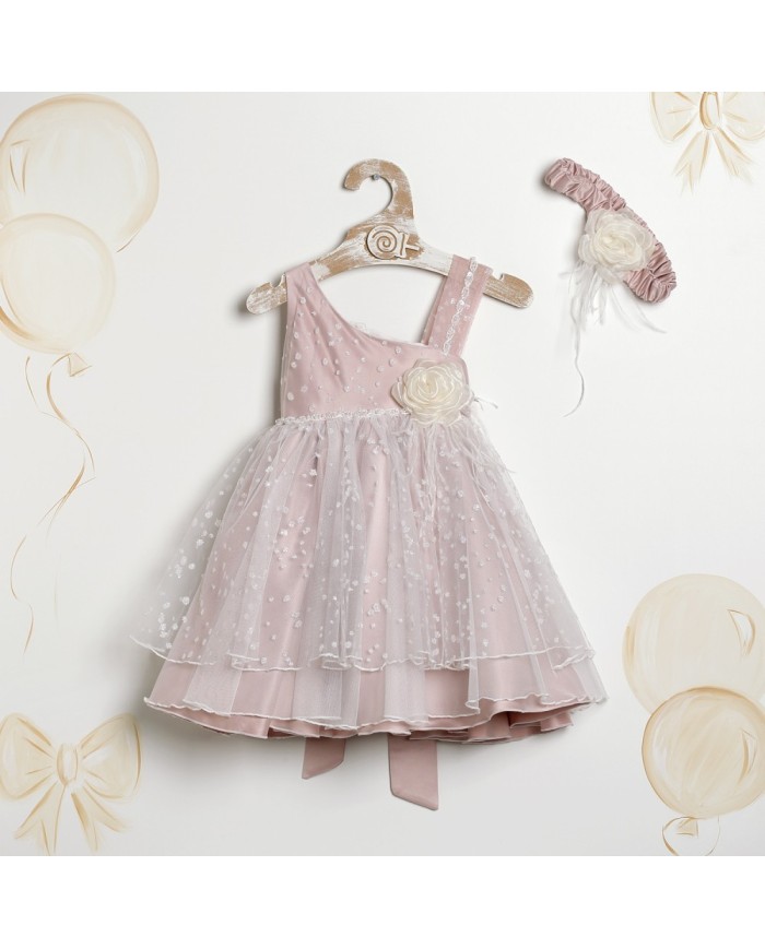 Βαπτιστικό Φόρεμα "Fairy Rose" 2627