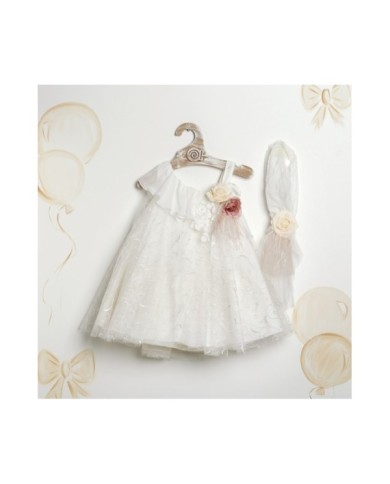 Βαπτιστικό Φόρεμα "Swirl Lace Romance" 2634