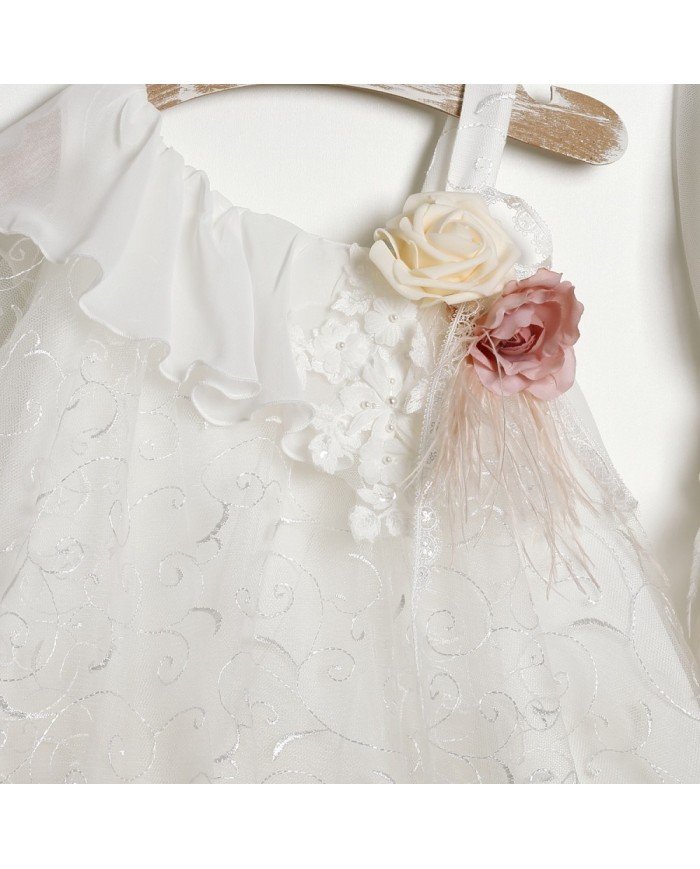 Βαπτιστικό Φόρεμα "Swirl Lace Romance" 2634