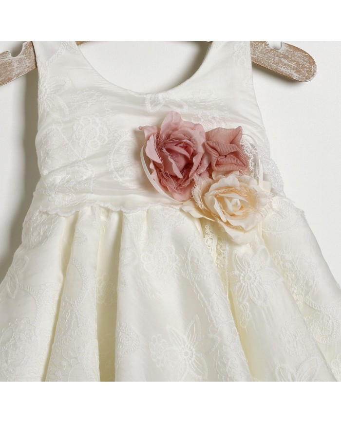 Βαπτιστικό Φόρεμα "Vintage Rose Lace" 2626