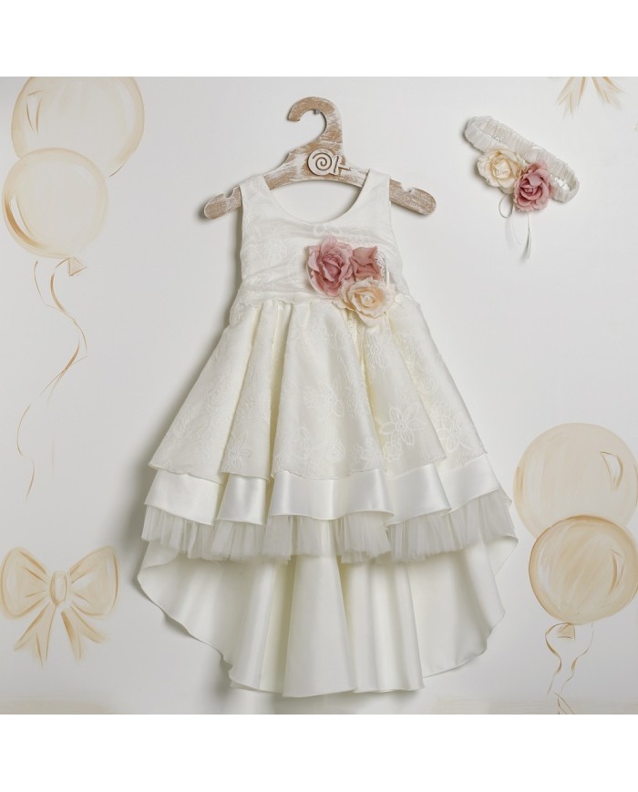 Βαπτιστικό Φόρεμα "Vintage Rose Lace" 2626