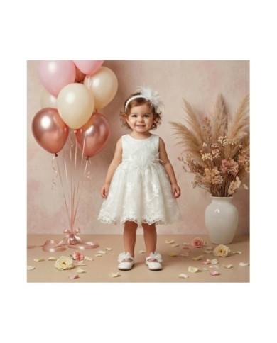 Βαπτιστικό Φόρεμα "Pure Floral Elegance" 2608
