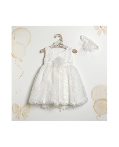 Βαπτιστικό Φόρεμα "Pure Floral Elegance" 2608