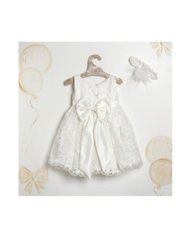 Βαπτιστικό Φόρεμα "Pure Floral Elegance" 2608