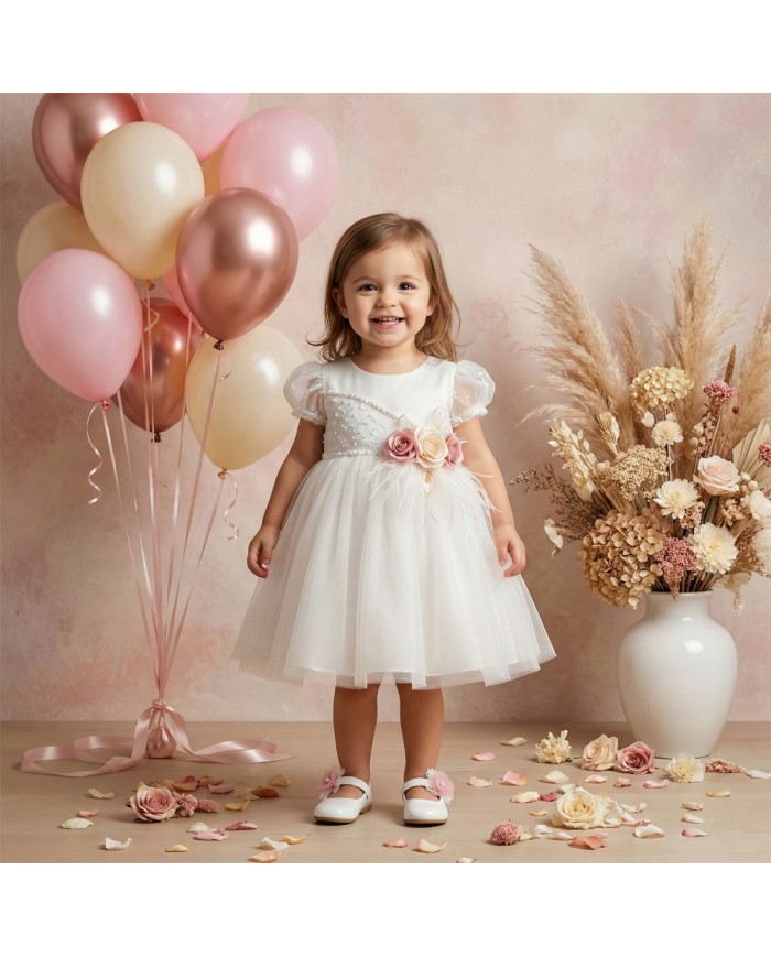 Βαπτιστικό Φόρεμα "Starlight Rose" 2633