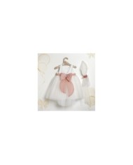 Βαπτιστικό Φόρεμα "Sparkle Rose Elegance" 2635
