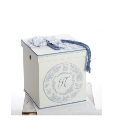 Σετ Βάπτισης Κουτί "Blue Monogram Heritage" 2616